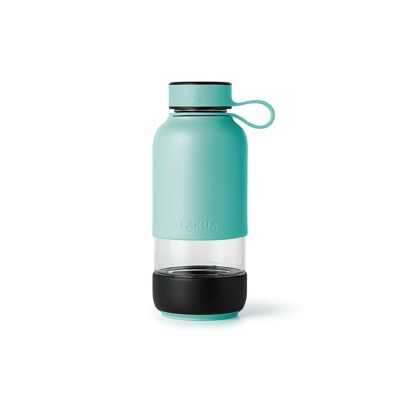 BOTTLE TO GO TURQUOISE (GLASS)*