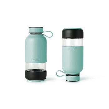 Bottle to go turquoise (verre)* 4