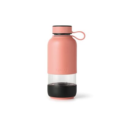 BOTTLE TO GO CORAL (GLASS)