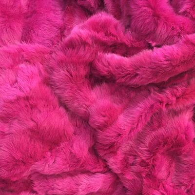 Fuchsia Pink Toscana Shearling - 120cm x 180cm