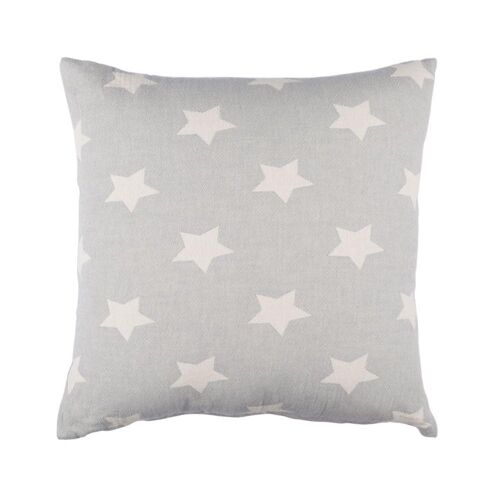 Starbright Cushion 45cm Grey/Ecru