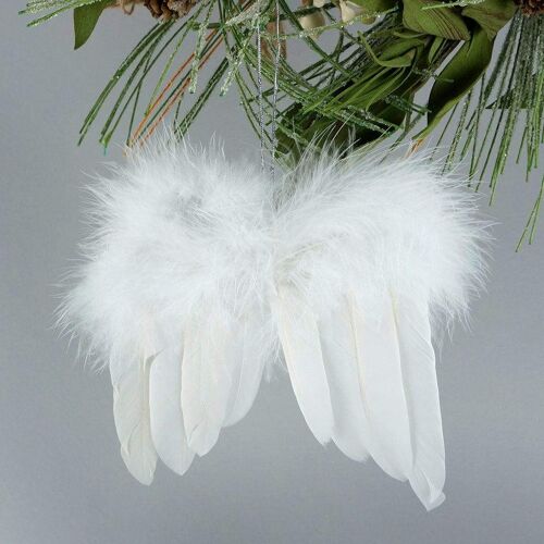 Angel Feather Wing Tree Ornament