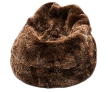 Fauteuil poire en peau de mouton Fauteuil poire en peau de mouton islandais Shorn Russet - Géant 2