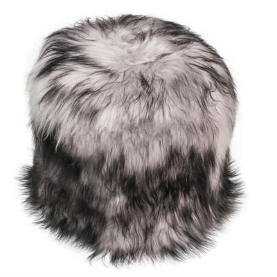 The Boudoir Sheepskin Pouffe - Icelandic Long Fur ALL COLOURS - Rose