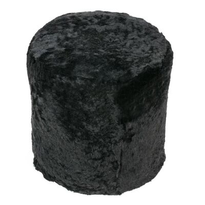 The Boudoir Sheepskin Pouffe - Icelandic Shorn ALL COLOURS - Natural Black