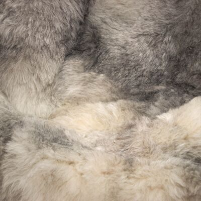 The Boudoir Sheepskin Pouffe - Icelandic Shorn ALL COLOURS - Natural Grey