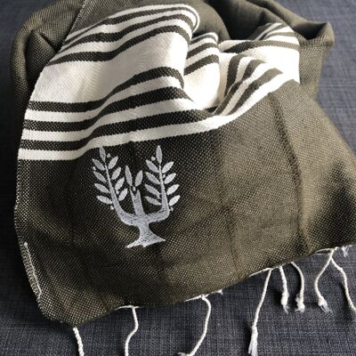 Amalfi Hammam Towel - Olive Green