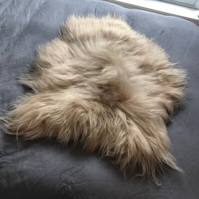 Honey Gold Icelandic Longhair Sheepskin Rug Throw Hide - XL