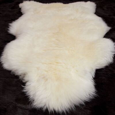 Luxurious British Sheepskin Rug Hide Ivory White Medium Sheep Skin Throw