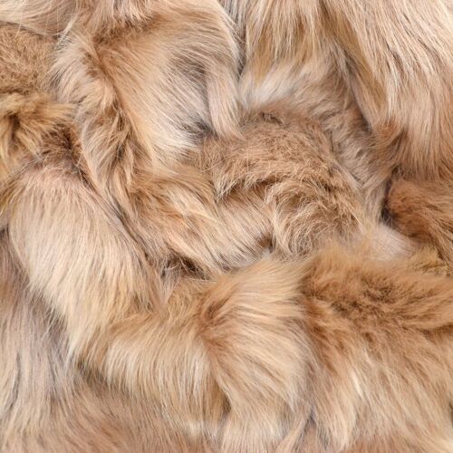 Florence Pocket Scarf 100% Toscana Shearling Fur - Honey Gold