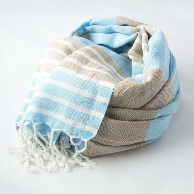 Costa Hammam Towel Sky/Stone