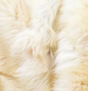 Écharpe Toscana Shearling XL de Jools - Clotted Cream 1