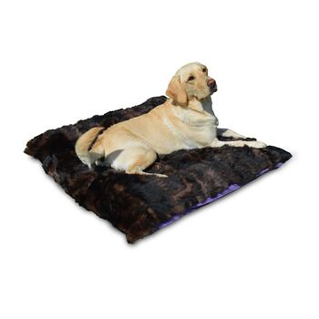 Shearling Pet Bed 90cm - Choisissez Options - Gris Albatros 5