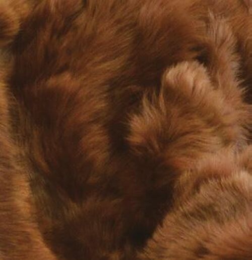 Shearling Pet Bed 90cm - Choose Options - Burnt Caramel