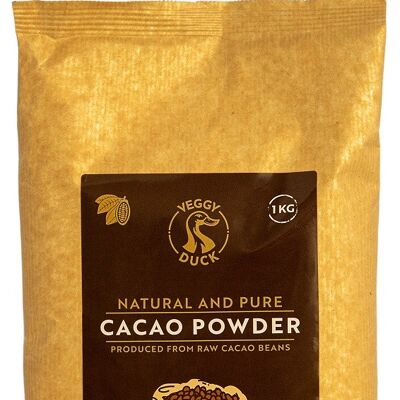 Cacao Naturale en Polvere (1Kg) - Crudo e Puro | no zuccherato | OGM de Senza