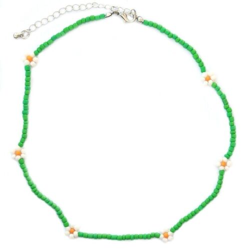 Choker green daisy