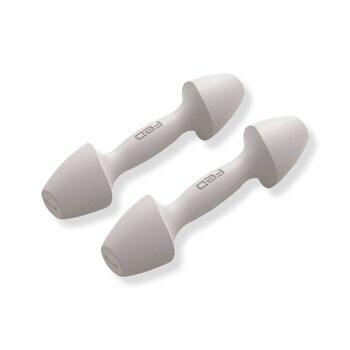 Kit 2 haltères fitness Xiaomi FED, 2.7kg, Design Premium, Multifonction, Gris 1