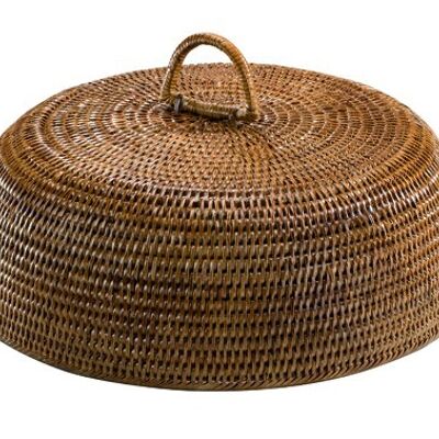 Honey-colored rattan Pavois bell