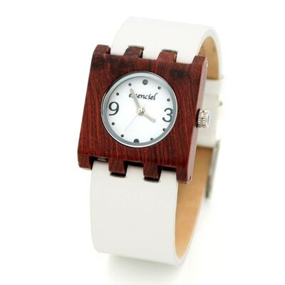 Reloj de madera mujer piel blanca - Bettie