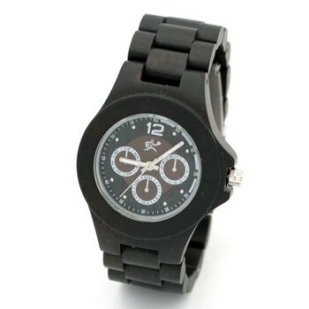 Montre homme full bois noir - Patrick 1