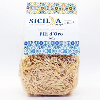 Pâtes Fili d'Oro - Fabriquées en Italie (Sicile) 3