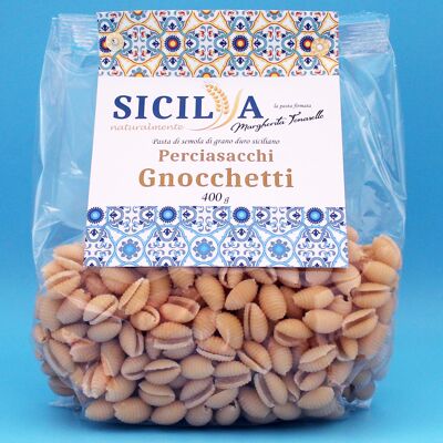 Pasta Gnocchetti Perciasacchi - Hecho en Italia (Sicilia)