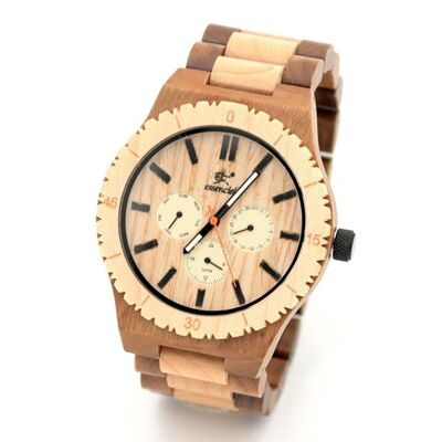 Multifunction wooden watch - Dylan