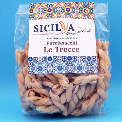 Trecce Perciasacchi Pasta - Hergestellt in Italien (Sizilien)