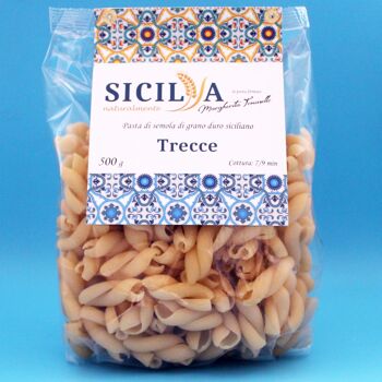 Pasta Trecce - Fabriqué en Italie (Sicile) 1