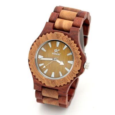 Men's two-tone wood watch - Apollo