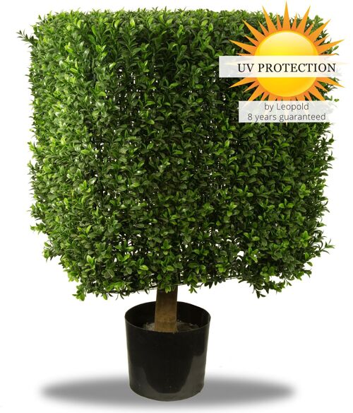 Artificial Boxwood Cube 50 cm UV