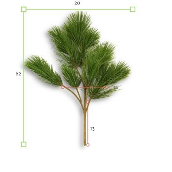 Branche de Pinus artificielle 65 cm UV 3