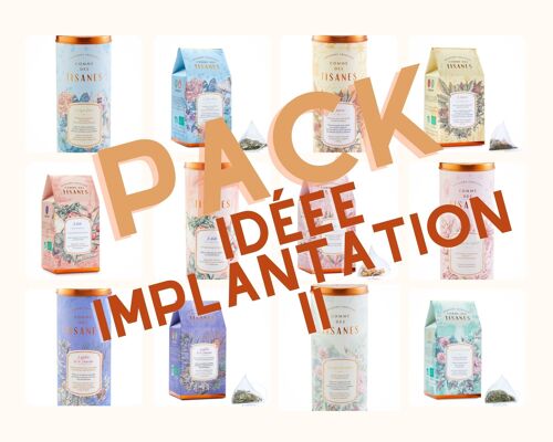 Pack idée d'implantation II Tisanes Vrac + Infusettes BIO