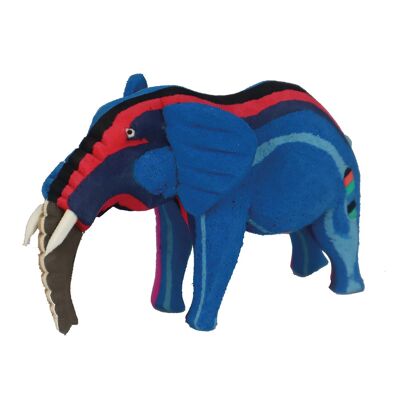 Upcycling Tierfigur Elefant S aus Flipflops