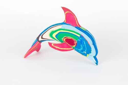 Upcycling Tierfigur Delfin M aus FlipFlops