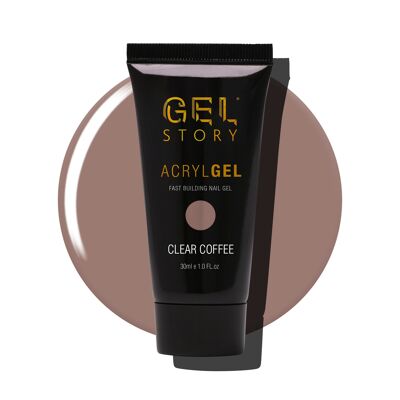 Gelstory Acrylgel | Clear Coffee Colour 30ml