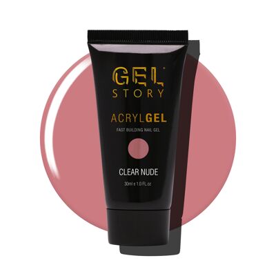 Gelstory Acrygel | Clear Nude Colour 30ml