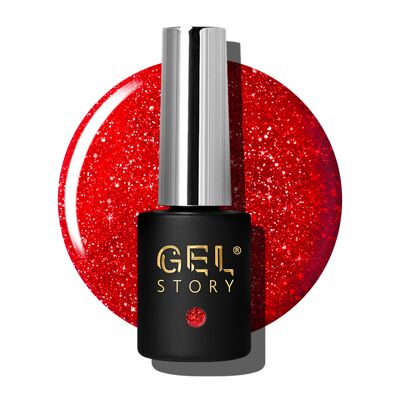 Gel polish | red gsg004