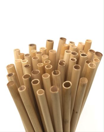 Pailles en bambou réutilisables 3
