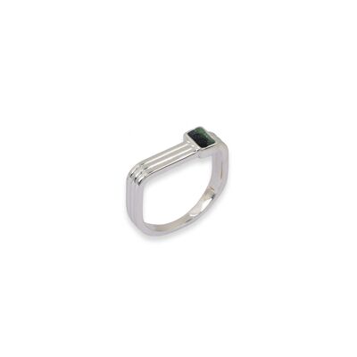 Bague Downward- Argent 925 - Rubis Zoisite