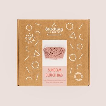 Kit Pochette Crochet Sunbeam - Rose Poudré 1