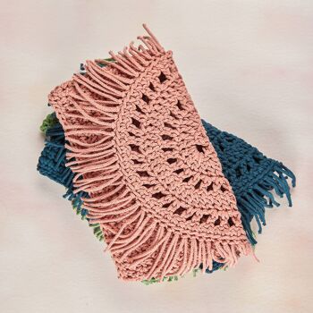 Kit Pochette Crochet Sunbeam - Rose Poudré 4