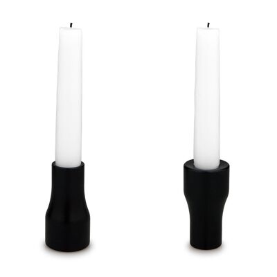 TRIO candlestick - black