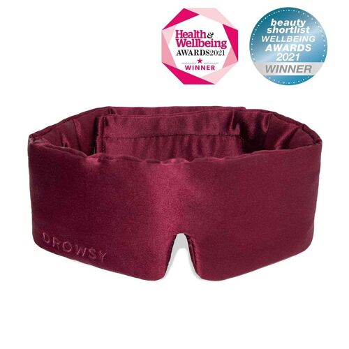 THE DROWSY SILK SLEEP MASK (La Vie En Rouge)