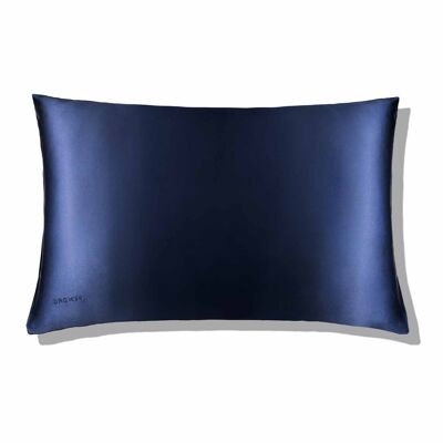 The Mulberry Silk Pillowcase - Midnight Blue- (Queen)