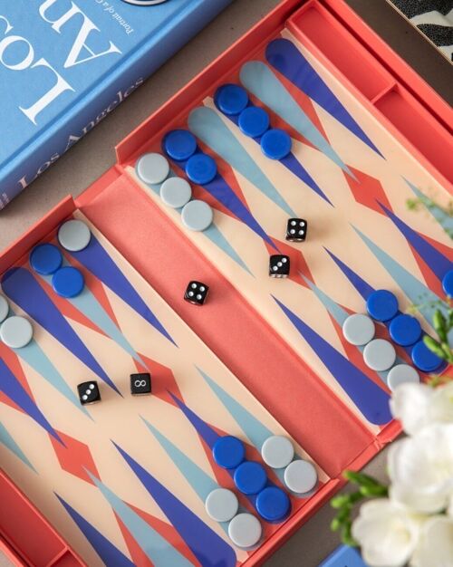 Jeu de Backgammon - Jeu de société décoratif - Format livre - Printworks