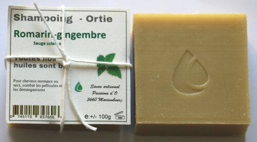 SHAMPOING - Ortie Romarin-Gingembre*