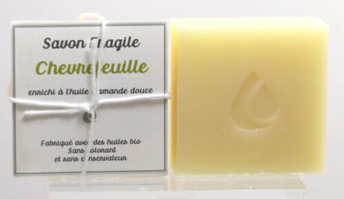 Savon  artisanal FRAGILE - Chèvrefeuille (Amande douce)