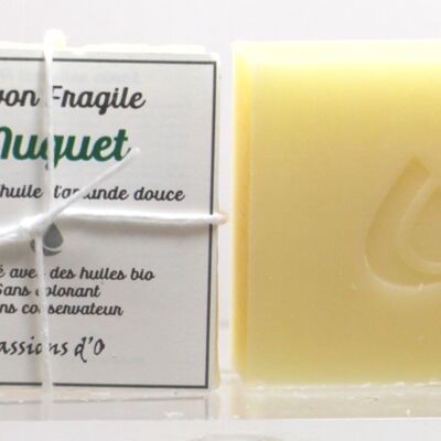 Savon artisanal FRAGILE - Muguet (Amande douce)