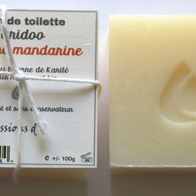 Savon  artisanal KARIDOO - Verveine-Mandarine (Karité)*